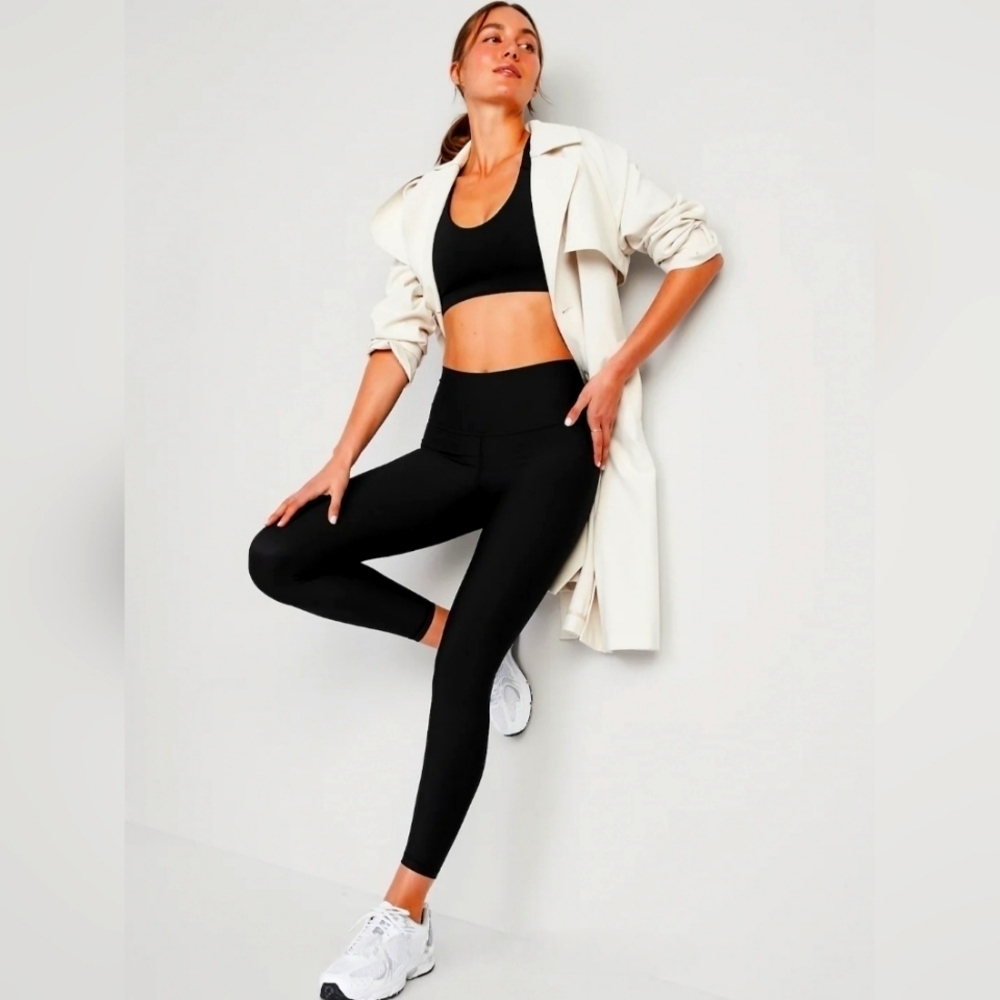 NWT | Old Navy | High-Waisted PowerSoft 7/8 Leggings | Size: M | Blackjack